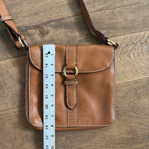 Cole Haan Crossbody Leather Bag Camel Tan - Picture 11 of 15